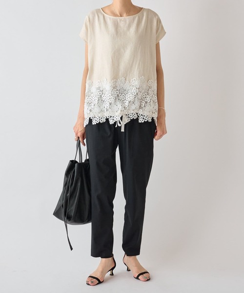 BEARDSLEY（ビアズリー）の「麻混トラックパンツ（その他パンツ