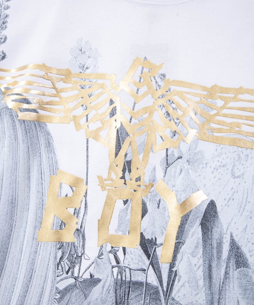 BOY LONDON（ボーイロンドン）の「BOY LONDON  GOLDEN WING T-SHIRTS (B221N0102103)（Tシャツ/カットソー・メンズ・ホワイト・LARGE/X-LARGE/MEDIUM）」の5枚目の写真