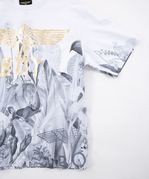 BOY LONDON（ボーイロンドン）の「BOY LONDON  GOLDEN WING T-SHIRTS (B221N0102103)（Tシャツ/カットソー・メンズ・ホワイト・LARGE/X-LARGE/MEDIUM）」の6枚目の写真