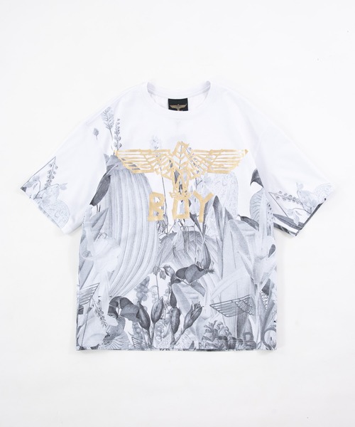 BOY LONDON（ボーイロンドン）の「BOY LONDON  GOLDEN WING T-SHIRTS (B221N0102103)（Tシャツ/カットソー・メンズ・ホワイト・LARGE/X-LARGE/MEDIUM）」の2枚目の写真