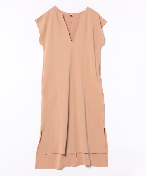 Burner（バーナー）の「【OKUOKU　0909】 ワンピース / プルオーバー / ロング oku-onepiece-713429635249-36 U（ワンピース・レディース・ベージュ/ブラック・L/M）」の2枚目の写真