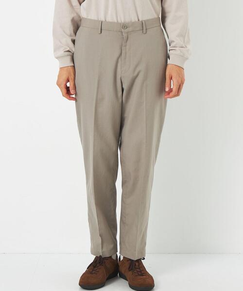 green label relaxing（グリーンレーベルリラクシング）の「ポリエステル/麻/レーヨン ワイド ユーティリティパンツ（その他パンツ・メンズ・ダークグレー/ライトブルー/ベージュ・L/XL/S/M）」の6枚目の写真