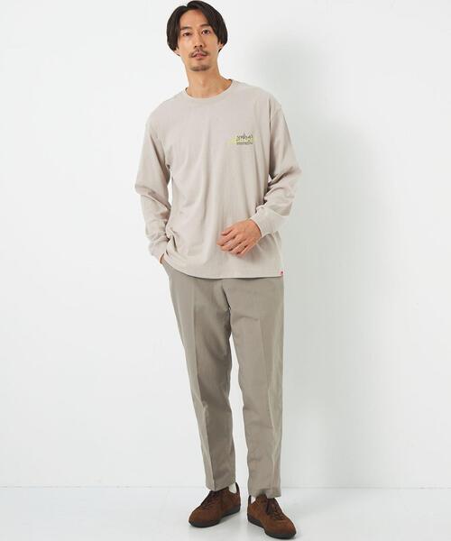 green label relaxing（グリーンレーベルリラクシング）の「ポリエステル/麻/レーヨン ワイド ユーティリティパンツ（その他パンツ・メンズ・ダークグレー/ライトブルー/ベージュ・L/XL/S/M）」の15枚目の写真