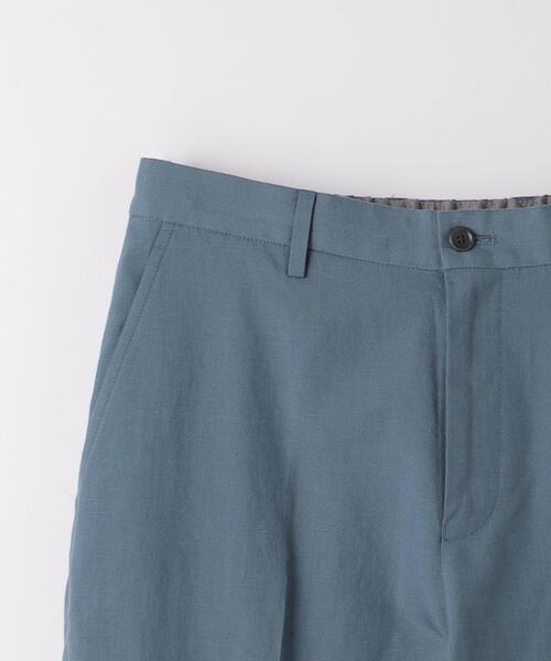 green label relaxing（グリーンレーベルリラクシング）の「ポリエステル/麻/レーヨン ワイド ユーティリティパンツ（その他パンツ・メンズ・ダークグレー/ライトブルー/ベージュ・L/XL/S/M）」の9枚目の写真