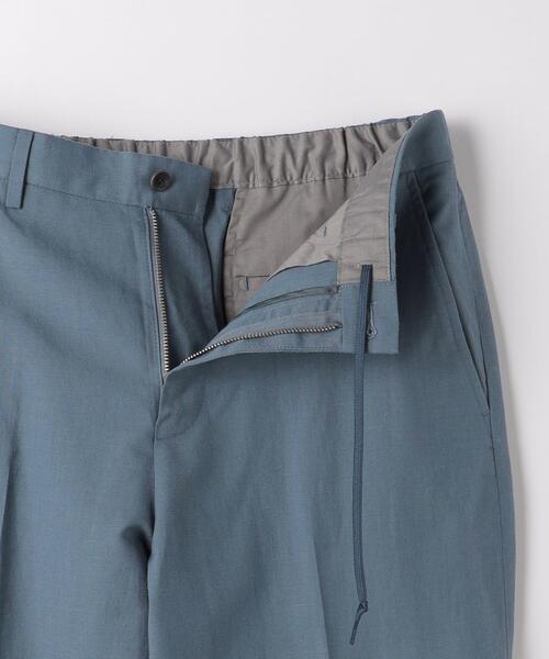 green label relaxing（グリーンレーベルリラクシング）の「ポリエステル/麻/レーヨン ワイド ユーティリティパンツ（その他パンツ・メンズ・ダークグレー/ライトブルー/ベージュ・L/XL/S/M）」の5枚目の写真