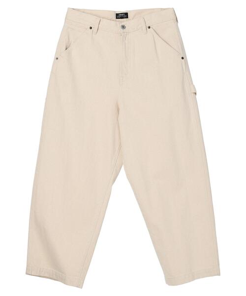 CRAFT STANDARD BOUTIQUE（クラフトスタンダードブティック）の「デニムペインターパンツ　◆（デニムパンツ・メンズ・ダークインディゴブルー/アイボリー/インディゴブルー・M/XL/L）」の13枚目の写真