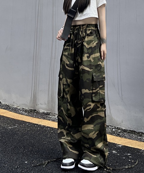 meJane(ミージェーン)の「カモフラージュパンツ(カーゴパンツ・レディース・カモフラージュ・M/L)」の9枚目の写真