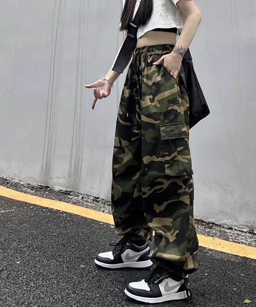 meJane(ミージェーン)の「カモフラージュパンツ(カーゴパンツ・レディース・カモフラージュ・M/L)」の5枚目の写真