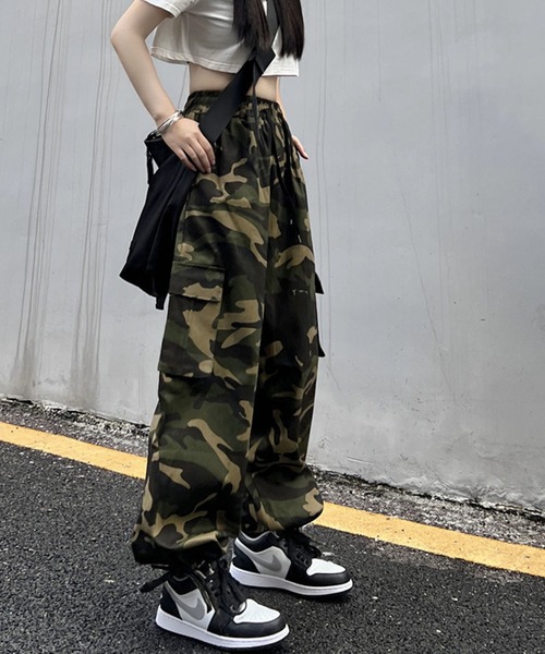 meJane(ミージェーン)の「カモフラージュパンツ(カーゴパンツ・レディース・カモフラージュ・M/L)」の2枚目の写真