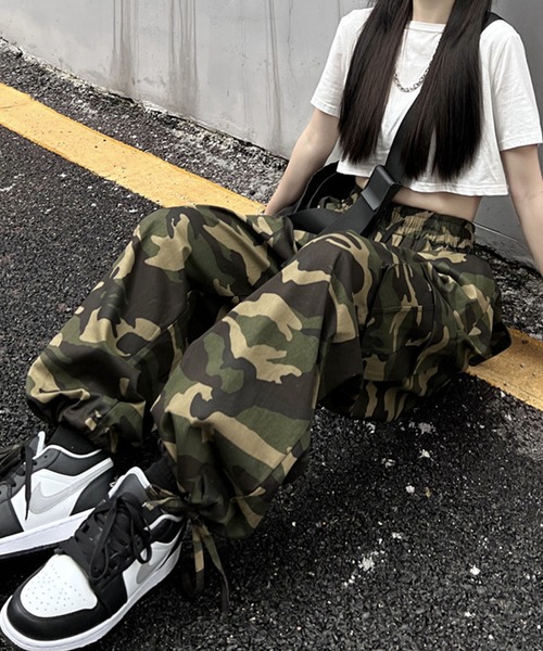 meJane(ミージェーン)の「カモフラージュパンツ(カーゴパンツ・レディース・カモフラージュ・M/L)」の4枚目の写真
