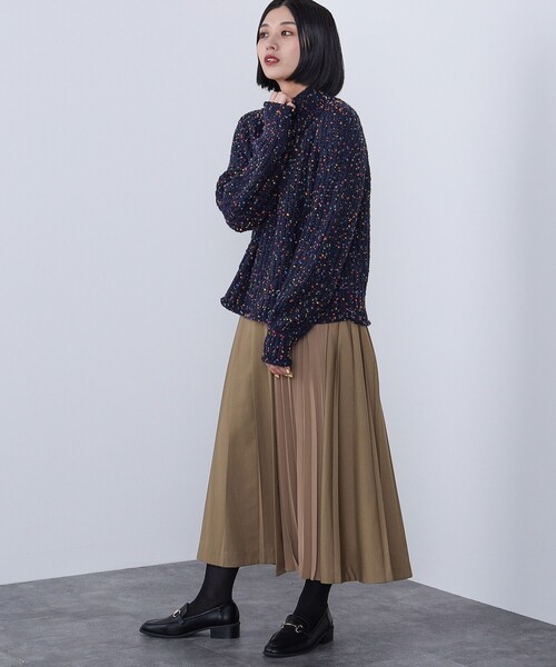 BEAMS HEART（ビームスハート）の「コンビ プリーツスカート（スカート・レディース・オリーブ/ダークベージュ/チャコールグレー/グリーン系その他5・SMALL/MEDIUM）」の16枚目の写真