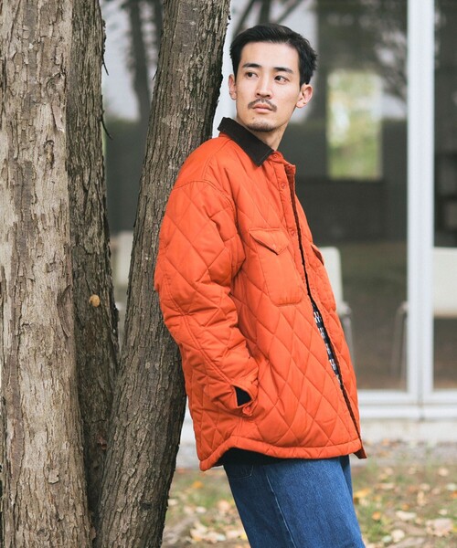 B:MING by BEAMS（ビーミングバイビームス）の「B:MING by BEAMS / キルティング CPO シャツブルゾン（ブルゾン・メンズ・オリーブ/ブラック/オレンジ・MEDIUM/LARGE/SMALL/X-LARGE）」の11枚目の写真