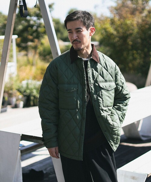 B:MING by BEAMS（ビーミングバイビームス）の「B:MING by BEAMS / キルティング CPO シャツブルゾン（ブルゾン・メンズ・オリーブ/ブラック/オレンジ・MEDIUM/LARGE/SMALL/X-LARGE）」の17枚目の写真