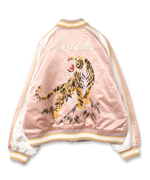 amok（アモク）の「HAND EMBROIDERY SOUVENIOR JACKET（スカジャン