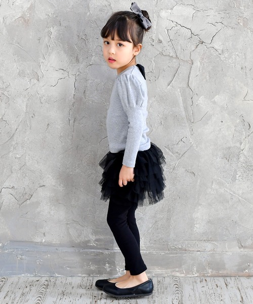 Bee des Bee（ビーデスビー）の「デザイントップス（Tシャツ/カットソー・キッズ・パープル系/グレー/ブラック系/ライトブラウン/ライトグリーン系/ブラック系2/パープル系2/ピンク/ラベンダー/チャコール/ネイビー系2/コーラルピンク/ピンク系/ネイビー/ワイン/サックスブルー系/ネイビー系・150cm/110cm/100cm/120cm/140cm/130cm）」の22枚目の写真