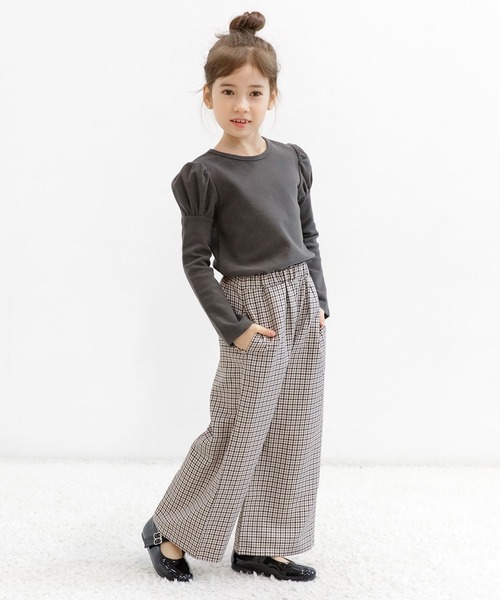 Bee des Bee（ビーデスビー）の「デザイントップス（Tシャツ/カットソー・キッズ・パープル系/グレー/ブラック系/ライトブラウン/ライトグリーン系/ブラック系2/パープル系2/ピンク/ラベンダー/チャコール/ネイビー系2/コーラルピンク/ピンク系/ネイビー/ワイン/サックスブルー系/ネイビー系・150cm/110cm/100cm/120cm/140cm/130cm）」の20枚目の写真