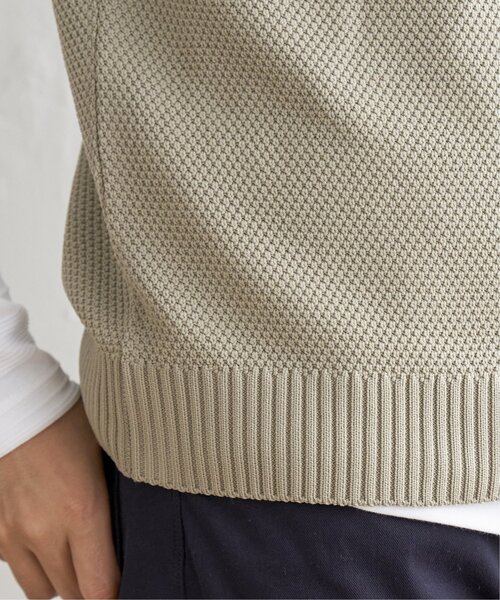 ikka（イッカ）の「【洗濯機で洗える】GOKU楽ニット鹿の子ベスト（ベスト・メンズ・ベージュ/グリーン/ブラック/ワイン・S/M/XL/L）」の19枚目の写真