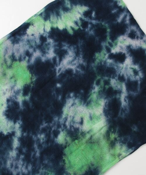 WHIZLIMITED（ウィズリミテッド）の「TIEDYE STOLE（ストール/ショール・メンズ・グリーン/オレンジ/ネイビー・FREE）」の5枚目の写真
