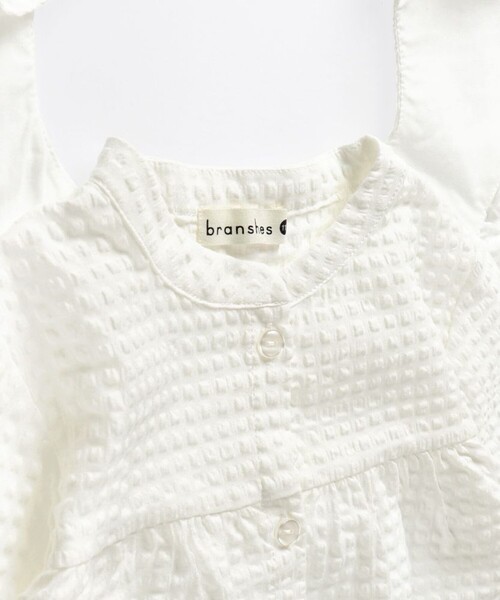 BRANSHES（ブランシェス）の「【プチレディ】ビッグ衿ブラウス（着脱可）（シャツ/ブラウス・キッズ・フューシャピンク/オフホワイト・120/110/100/150/140/130/90）」の13枚目の写真