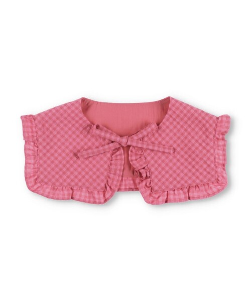 BRANSHES（ブランシェス）の「【プチレディ】ビッグ衿ブラウス（着脱可）（シャツ/ブラウス・キッズ・フューシャピンク/オフホワイト・120/110/100/150/140/130/90）」の21枚目の写真