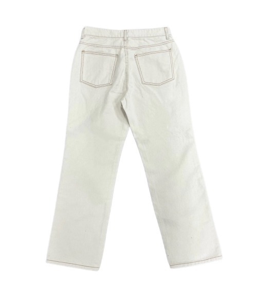RENOL（レノル）の「韓国ファッション RENOL レノル stitch denim pants ステッチ デニムパンツ ストレートデニム ジーンズ 長ズボン（デニムパンツ・メンズ・ライトベージュ・S/M/L）」の10枚目の写真