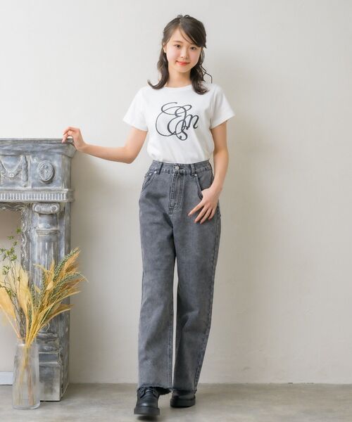 ems excite（エムズエキサイト）の「うしろポケ刺繍デニムPT