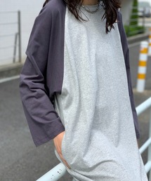 mi via loca | ビッグスリーブ ラグランTシャツワンピース(ワンピース)