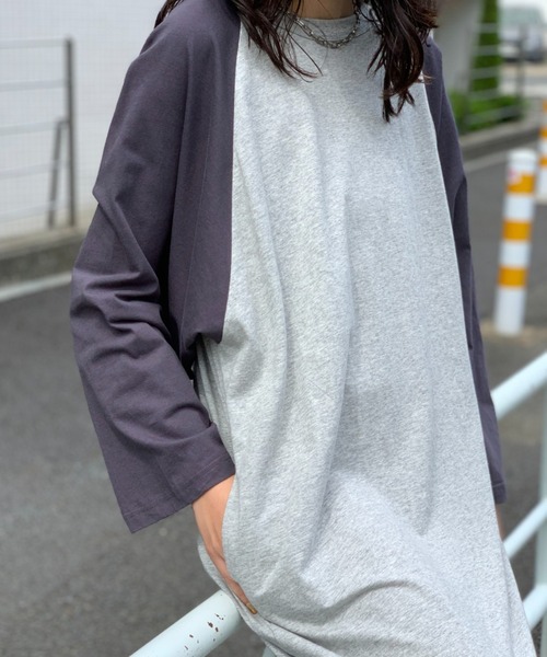 mi via loca（ミヴィアロカ）の「ビッグスリーブ ラグランTシャツ