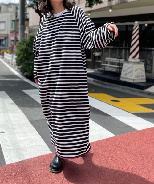 mi via loca（ミヴィアロカ）の「ビッグスリーブ ラグランTシャツ