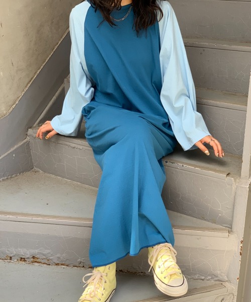 mi via loca（ミヴィアロカ）の「ビッグスリーブ ラグランTシャツ