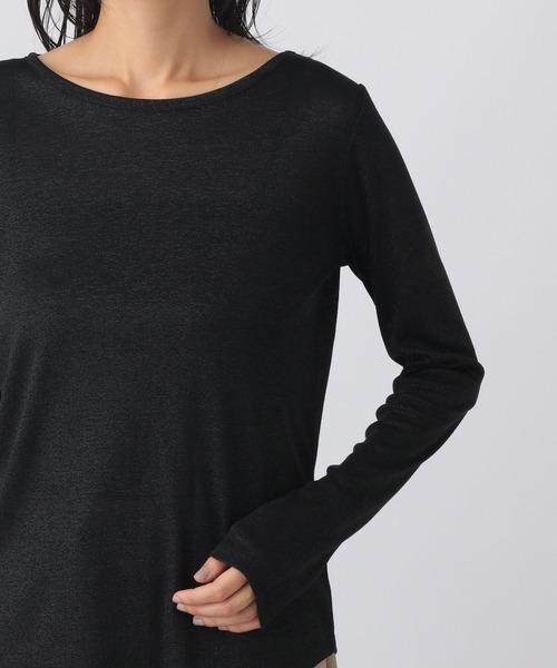 A part by（アパートバイ）の「ラメクルー_長袖（Tシャツ/カットソー・レディース・グレー系その他/ブラック/アイボリー・FREE）」の19枚目の写真