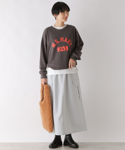 LEPSIM（レプシィム）の「ミリタリーカーゴスカート/FW　979332（スカート・レディース・ブラウン/チャコールグレー/カーキ/ライトグレー/アイボリー・FREE）」の11枚目の写真