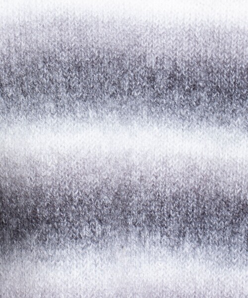 GLOSTER(グロスター)の「【限定展開】モヘヤライクカーディガン(グラデーション/ジオメトリック/チェック/レオパード)(カーディガン/ボレロ・メンズ・グレー/ブルー/ブラック系その他/ブラック系その他2/グリーン/キャメル/ベージュ/オレンジ・M/L/XL)」の14枚目の写真