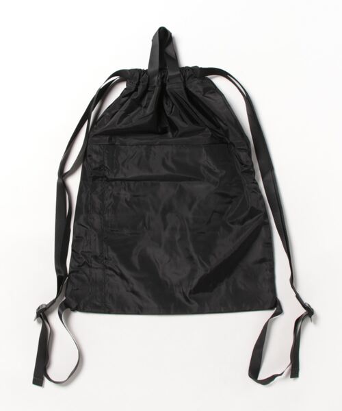 SPINNS(スピンズ)の「ナイロンナップサック(バックパック/リュック・メンズ・グレー/ブラック・ONESIZE)」の3枚目の写真