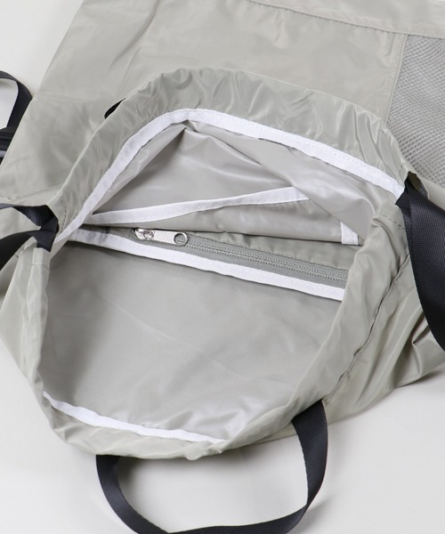 SPINNS(スピンズ)の「ナイロンナップサック(バックパック/リュック・メンズ・グレー/ブラック・ONESIZE)」の10枚目の写真