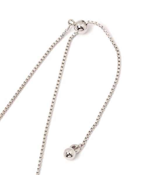 LOWRYS FARM（ローリーズファーム）の「ＴＯＰモチーフスライドネックレス　 985377（ネックレス・レディース・シルバー/ゴールド/シルバー系その他・FREE）」の5枚目の写真