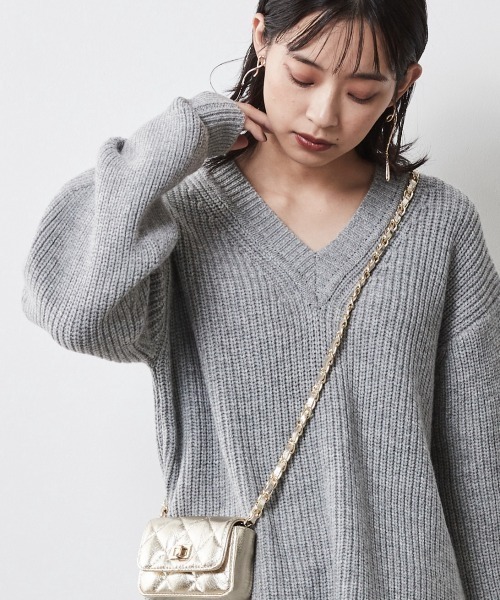 CHIC STYLE（シックスタイル）の「＜大きいサイズ＞ネックウォーマー付ニットプルオーバー シックスタイル（ニット/セーター・レディース・アイボリー/グレー/レッド・L/LL/3L/4L/5L）」の7枚目の写真