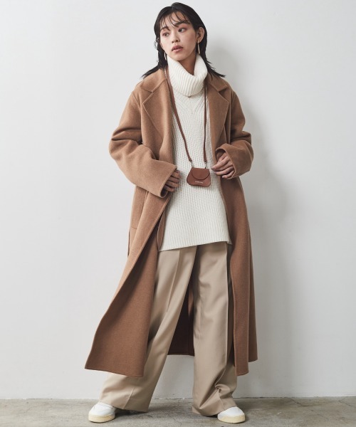 CHIC STYLE（シックスタイル）の「＜大きいサイズ＞ネックウォーマー付ニットプルオーバー シックスタイル（ニット/セーター・レディース・アイボリー/グレー/レッド・L/LL/3L/4L/5L）」の21枚目の写真