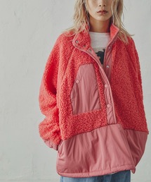 GENE HEAVENS | (GENE HEAVENS)ボア スタンドカラー プルオーバートップス(スウェット)