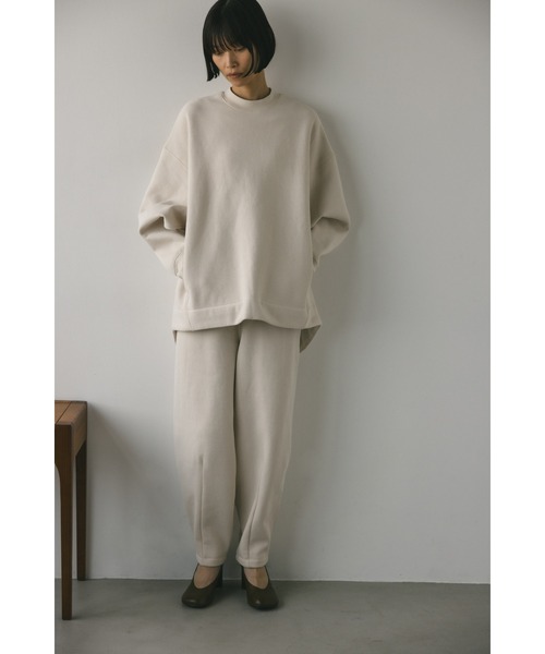 STYLEMIXER(スタイルミキサー)の「ダーツフォルムスウェットパンツ(スウェットパンツ・レディース・ブラウン/アイボリー・MEDIUM/SMALL)」の14枚目の写真