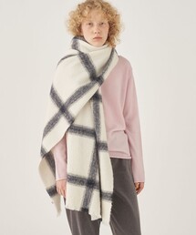 ASAUCE MELER | スーリーアルパカシャギーストール ASAUCE MELER】スーリーアルパカシャギーストール | Whim