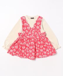 Caldia（カルディア）の「花柄チュニックTシャツ（Tシャツ/カットソー・キッズ）」
