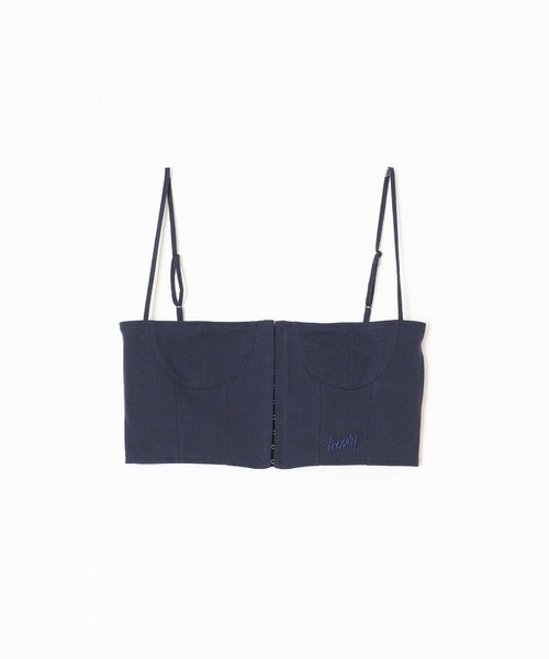 HOLIDAY(ホリデイ)の「SUPER FINE DRY BUSTIER スーパーファインドライビスチェ(キャミソール・レディース・オレンジ/ダークネイビー/ホワイト・ONE SIZE)」の3枚目の写真