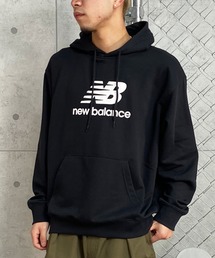 new balance/ニューバランス スウェットパーカー プルオーバー デカロゴ MT41501