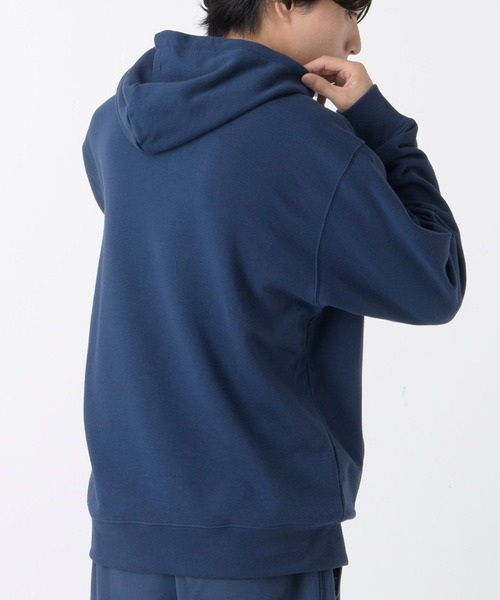 NEW BALANCE(ニューバランス)の「new balance/ニューバランス スウェットパーカー プルオーバー デカロゴ MT41501(パーカー・メンズ・ブラック/グレー/ネイビー・2XL/L/M/XL)」の9枚目の写真