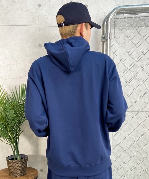 NEW BALANCE(ニューバランス)の「new balance/ニューバランス スウェットパーカー プルオーバー デカロゴ MT41501(パーカー・メンズ・ブラック/グレー/ネイビー・2XL/L/M/XL)」の19枚目の写真