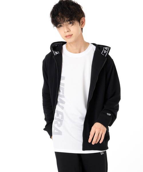 NEW ERA（ニューエラ）の「ニューエラ パフォーマンスアパレル パーカージップアップ 吸汗速乾性（パーカー・メンズ・ブラック・XXL/XL/L/M）」の3枚目の写真