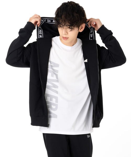 NEW ERA（ニューエラ）の「ニューエラ パフォーマンスアパレル パーカージップアップ 吸汗速乾性（パーカー・メンズ・ブラック・XXL/XL/L/M）」の5枚目の写真