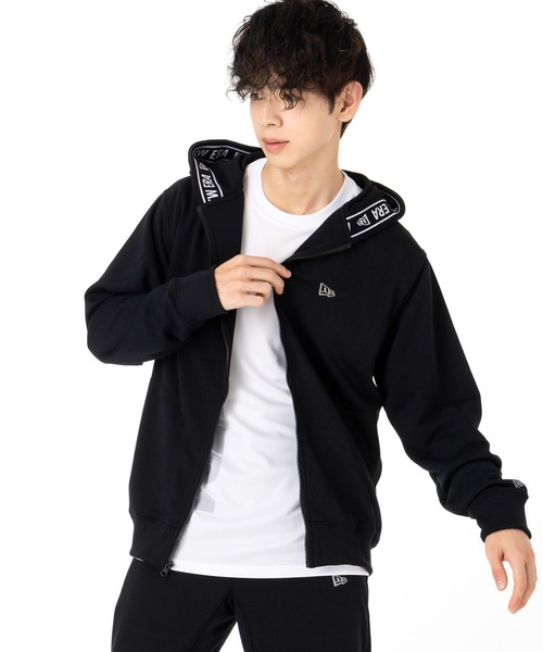 NEW ERA（ニューエラ）の「ニューエラ パフォーマンスアパレル パーカージップアップ 吸汗速乾性（パーカー・メンズ・ブラック・XXL/XL/L/M）」の4枚目の写真