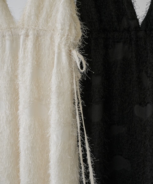 idem(イデム)の「fringe muse jumper skirt/フリンジジャンスカ(ワンピース・レディース・ブラック/アイボリー・FREE)」の21枚目の写真
